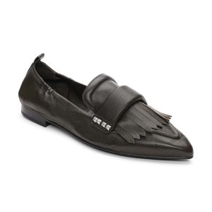 Blitz Leather Kiltie Ballet Flat