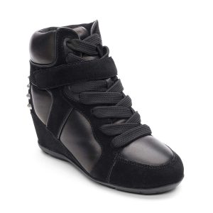 Bopster Studded Suede Sport Wedge