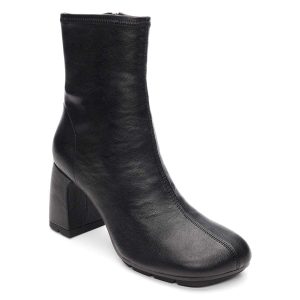 Eclat Bis Square Toe High Heel Bootie