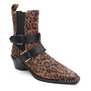 Heron Belted Western Bootie