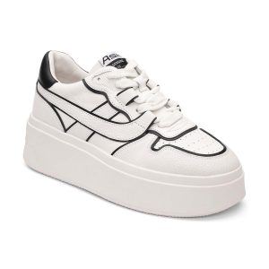 Match Bis Tumbled Leather Platform Sneaker