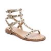 Play Metallic Studded Flat Sandal