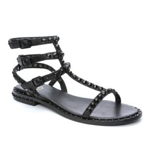 Play Bis Tonal-Studded Flat Sandal