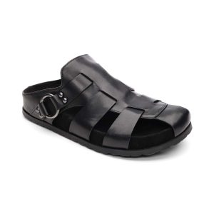 Terry Leather Fisherman Footbed Sandal